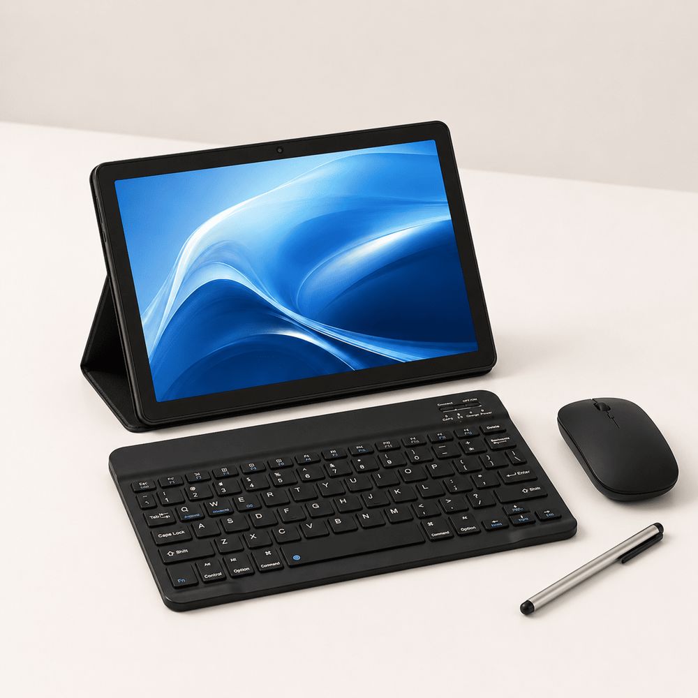 تابلت 10.1 بوصة بنظام Android 15 مع لوحة مفاتيح وماوس وقلم_thumbnail_2